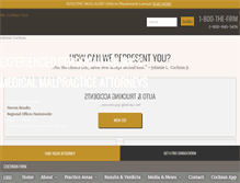 Tablet Screenshot of cochranfirm.com